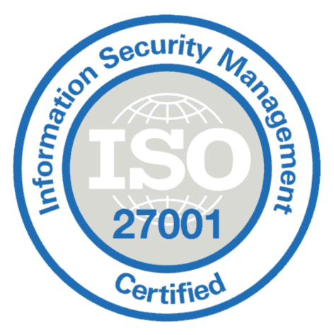 Screenshot of ISO 27001 badge