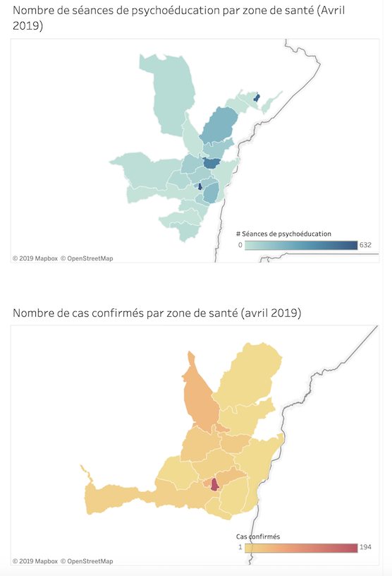 Psychosocial Support Dashboard - Mapping Ebola Response April 2019