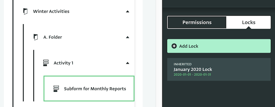 Lock your forms and subforms