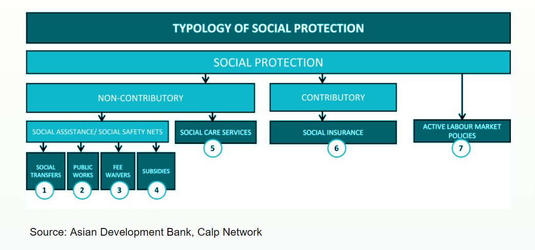 Typology of social protection