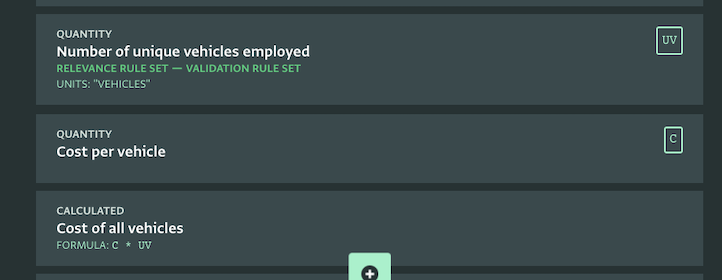 Calculated field with formula in form design